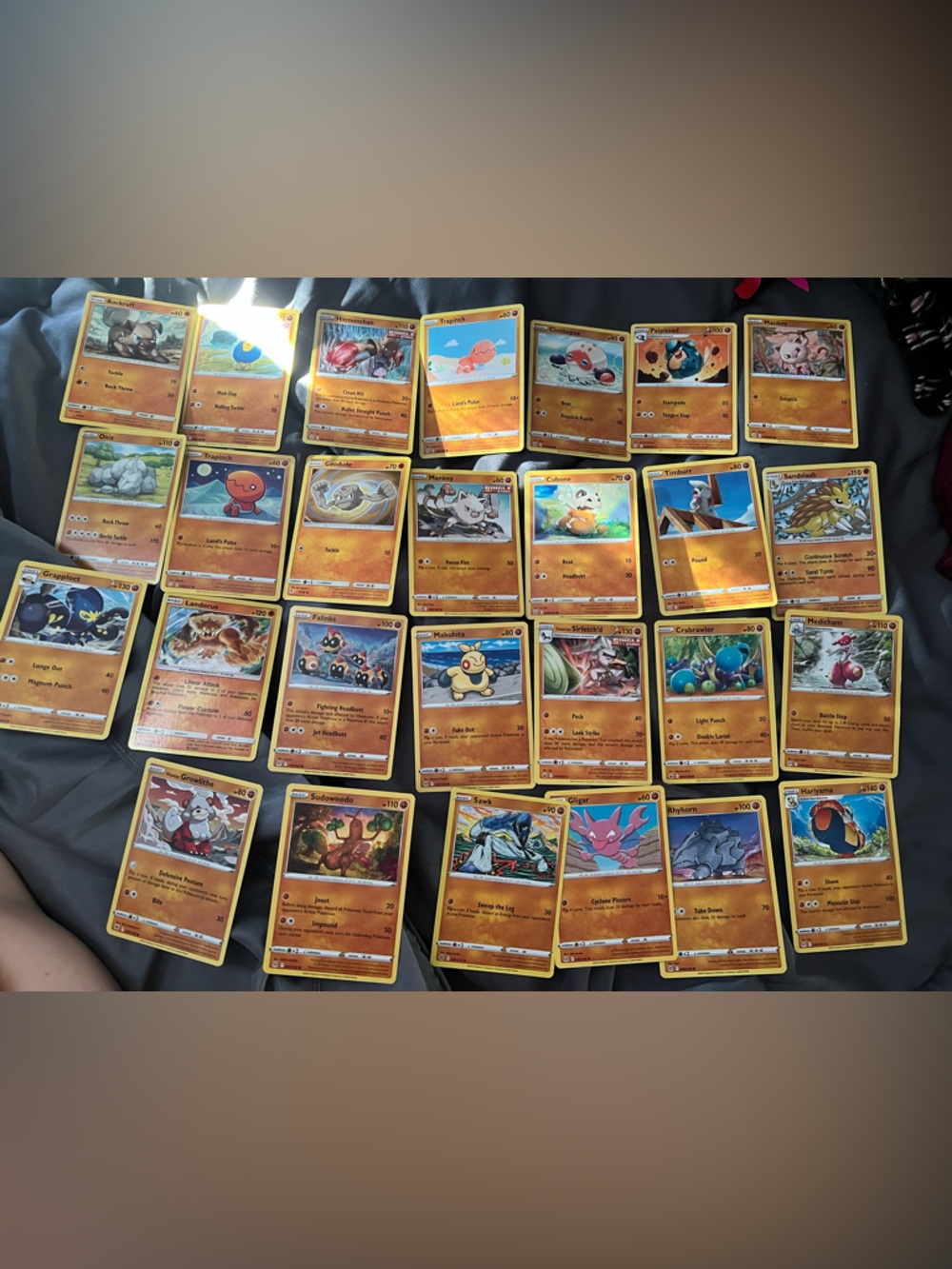 POKÉMON Assorted Orange Fire-Type Card Lot